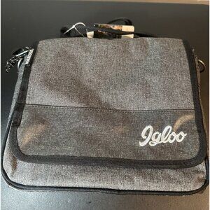 New Igloo 12 Can Gray/Black Ice Chest with Handlebar Attachments